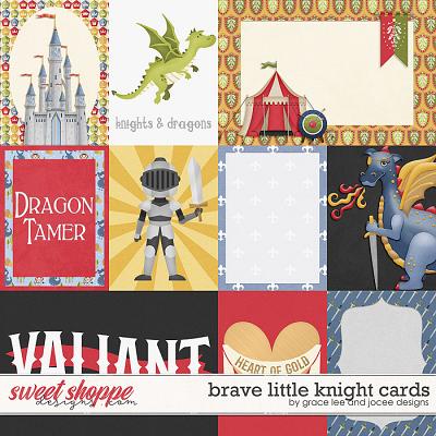 Brave Little Knight: Cards by Grace Lee and JoCee Designs