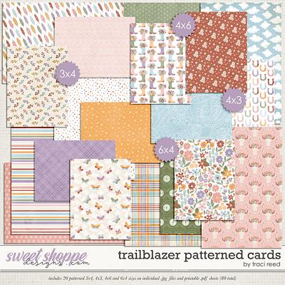 Trailblazer Patterned Cards by Traci Reed