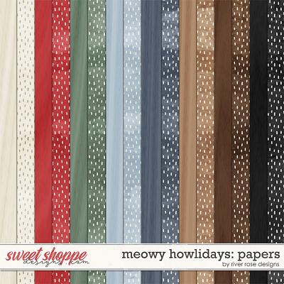 Meowy Howlidays: Paper by River Rose Designs