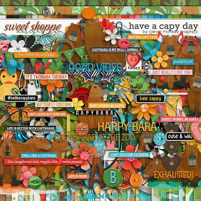 Have a Capy Day Kit by Clever Monkey Graphics 
