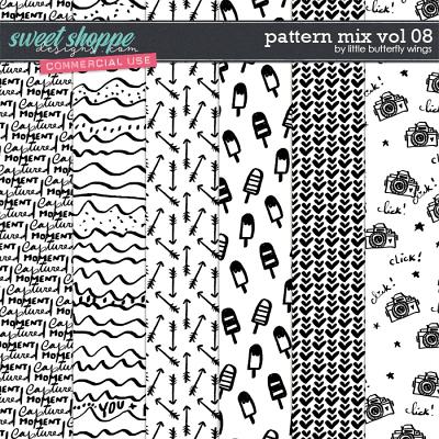 Pattern Mix vol.08 - Overlays by Little Butterfly Wings