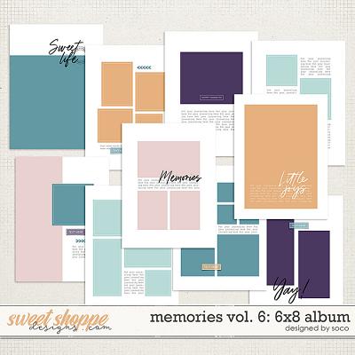 Memories Vol. 6 - 6x8 Template Album | Designed by Soco
