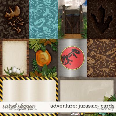 Adventure: Jurassic- CARDS by Studio Flergs