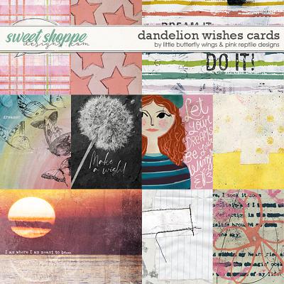Dandelion Wishes cards by Little Butterfly Wings