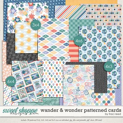 Wander & Wonder Patterned Cards by Traci Reed