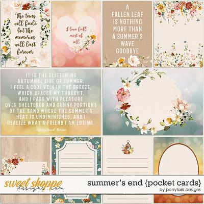Summer's End Pocket Cards by Ponytails