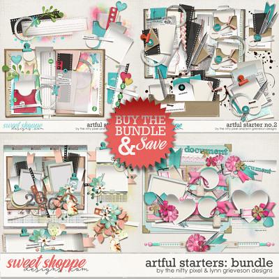 ARTFUL STARTERS No.1-4 | Bundle by The Nifty Pixel & Lynn Grieveson Designs