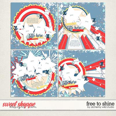 Free to Shine Layered Templates by Amber