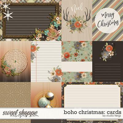 Boho Christmas: CARDS by Studio Flergs