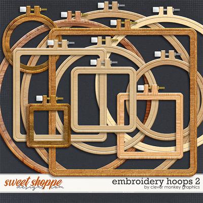 Embroidery Hoops 2 by Clever Monkey Graphics 
