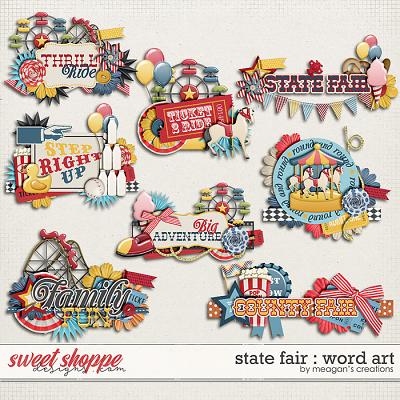 State Fair : Word Art by Meagan's Creations