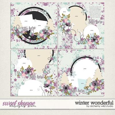 Winter Wonderful Layered Templates by Amber