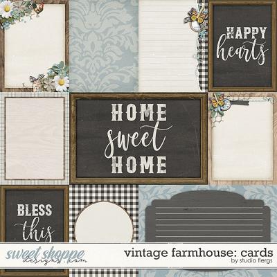 Vintage Farmhouse: CARDS by Studio Flergs