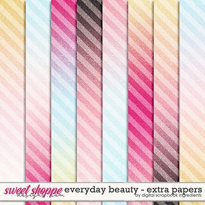 Everyday Beauty | Extra Papers by Digital Scrapbook Ingredients