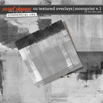 CU TEXTURED OVERLAYS | MONOPRINT V.1 by The Nifty Pixel