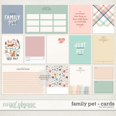 Family Pet | Journal Cards - by Kris Isaacs Designs