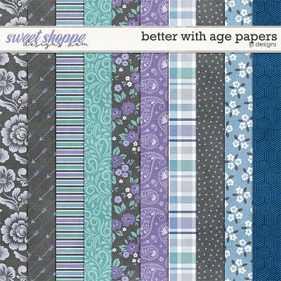 Better With Age Papers by LJS Designs 
