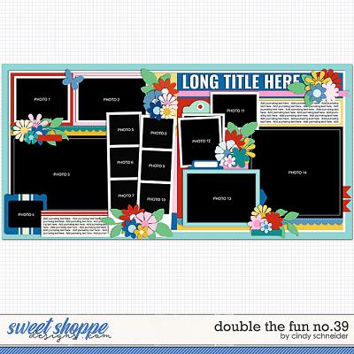 Cindy's Layered Templates - Double the Fun No. 39 by Cindy Schneider
