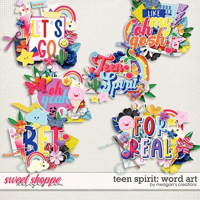 Teen Spirit: Word Art by Meagan's Creations