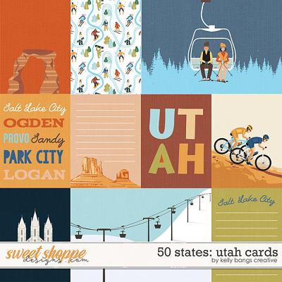 50 states: Utah Cards by Kelly Bangs Creative