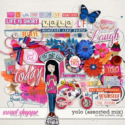 YOLO (assorted mix) by Little Butterfly Wings