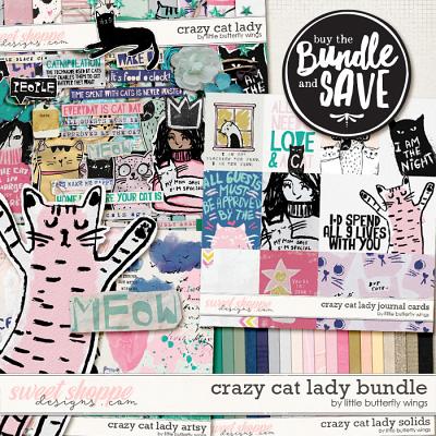 Crazy Cat Lady bundle by Little Butterfly Wings
