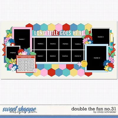 Cindy's Layered Templates - Double The Fun No. 31 by Cindy Schneider