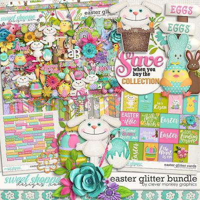 Easter Glitter Bundle by Clever Monkey Graphics