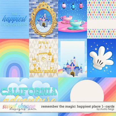 Remember the Magic: HAPPIEST PLACE 1- CARDS by Studio Flergs