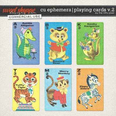 CU EPHEMERA | PLAYING CARDS V.2 by The Nifty Pixel