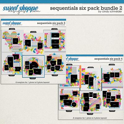 Cindy's Layered Templates - Sequentials Six Pack Bundle 2 by Cindy Schneider
