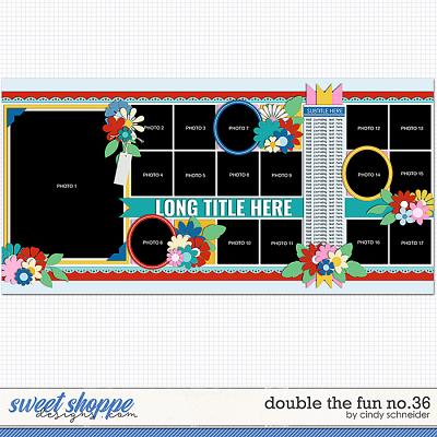 Cindy's Layered Templates - Double the Fun No.36 by Cindy Schneider