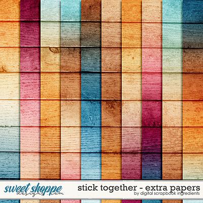 Stick Together | Extra Papers by Digital Scrapbook Ingredients