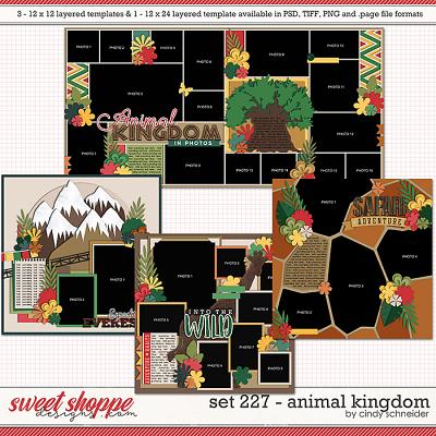 Cindy's Layered Templates - Set 227: Animal Kingdom by Cindy Schneider
