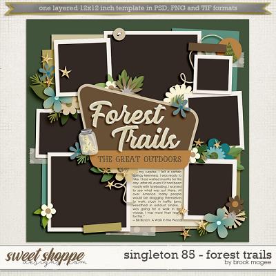 Brook's Templates - Singleton 85 - Forest Trails by Brook Magee