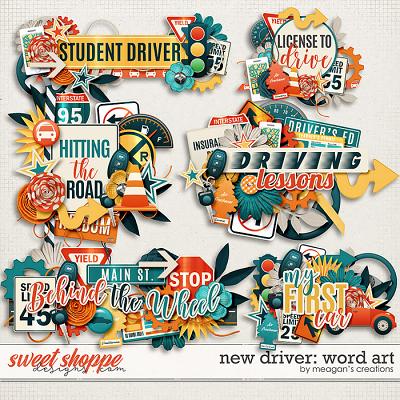 New Driver: Word Art by Meagan's Creations New Driver: Word Art by Meagan's Creations