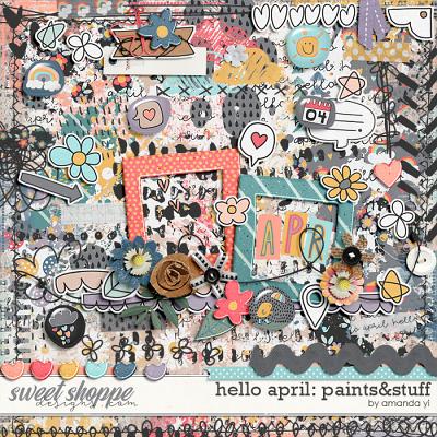 Hello April: paints&stuff by Amanda Yi