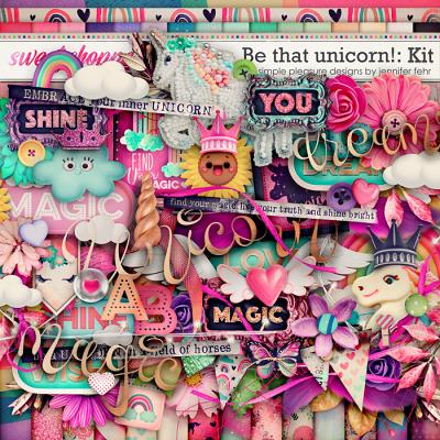 Be that unicorn! kit: simple pleasure designs by jennifer fehr