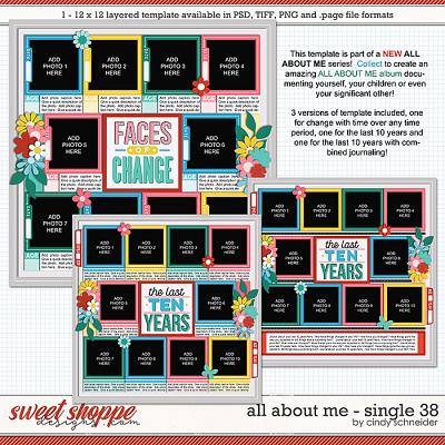 Cindy's Layered Templates - All About Me Single 38 by Cindy Schneider