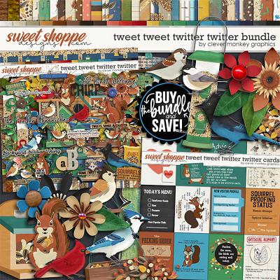 Tweet Tweet Twitter Twitter Bundle by Clever Monkey Graphics