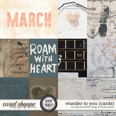 Creative Chronicles: Wander To You Cards by Little Butterfly Wings & Studio Basic