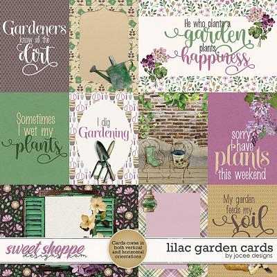 Lilac Garden Cards by JoCee Designs
