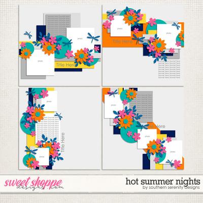 Hot Summer Nights Layered Templates by Southern Serenity Designs