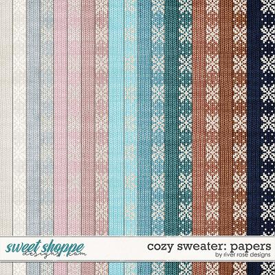 Cozy Sweater: Papers by River Rose Designs