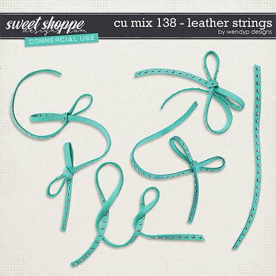 CU Mix 138 - Leather Strings by WendyP Designs