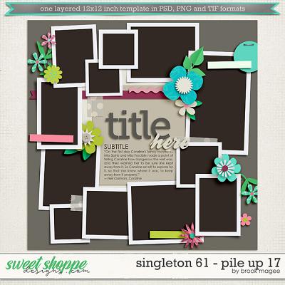 Brook's Templates - Singleton 61 - Pile Up 17 by Brook Magee