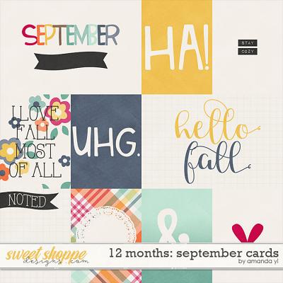 12 Months: September Cards by Amanda Yi