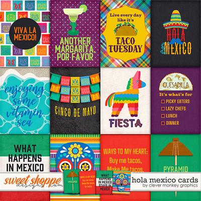 Hola Mexico Cards by Clever Monkey Graphics 
