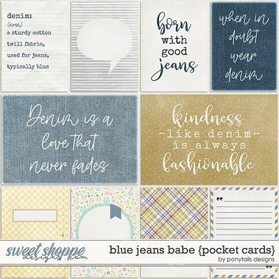 Blue Jeans Babe Pocket Cards by Ponytails