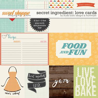 Secret Ingrediente: Love Cards by Studio Basic and Mommyish